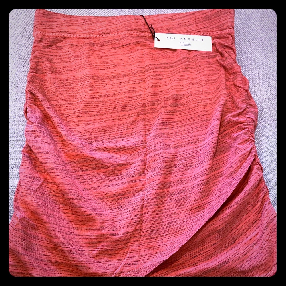 Sol Angeles- Beach Top/cover up/ tube top-New